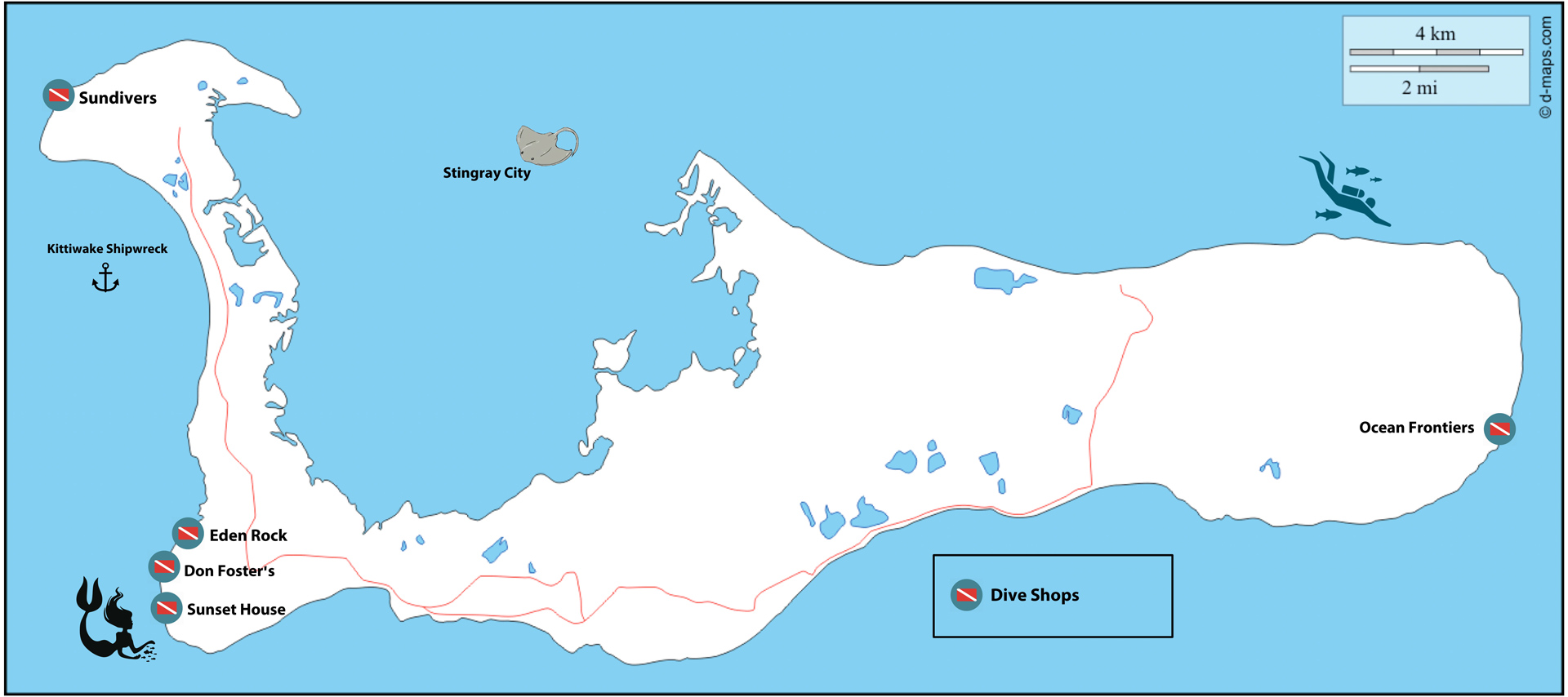 grand-cayman-dive-shop-map